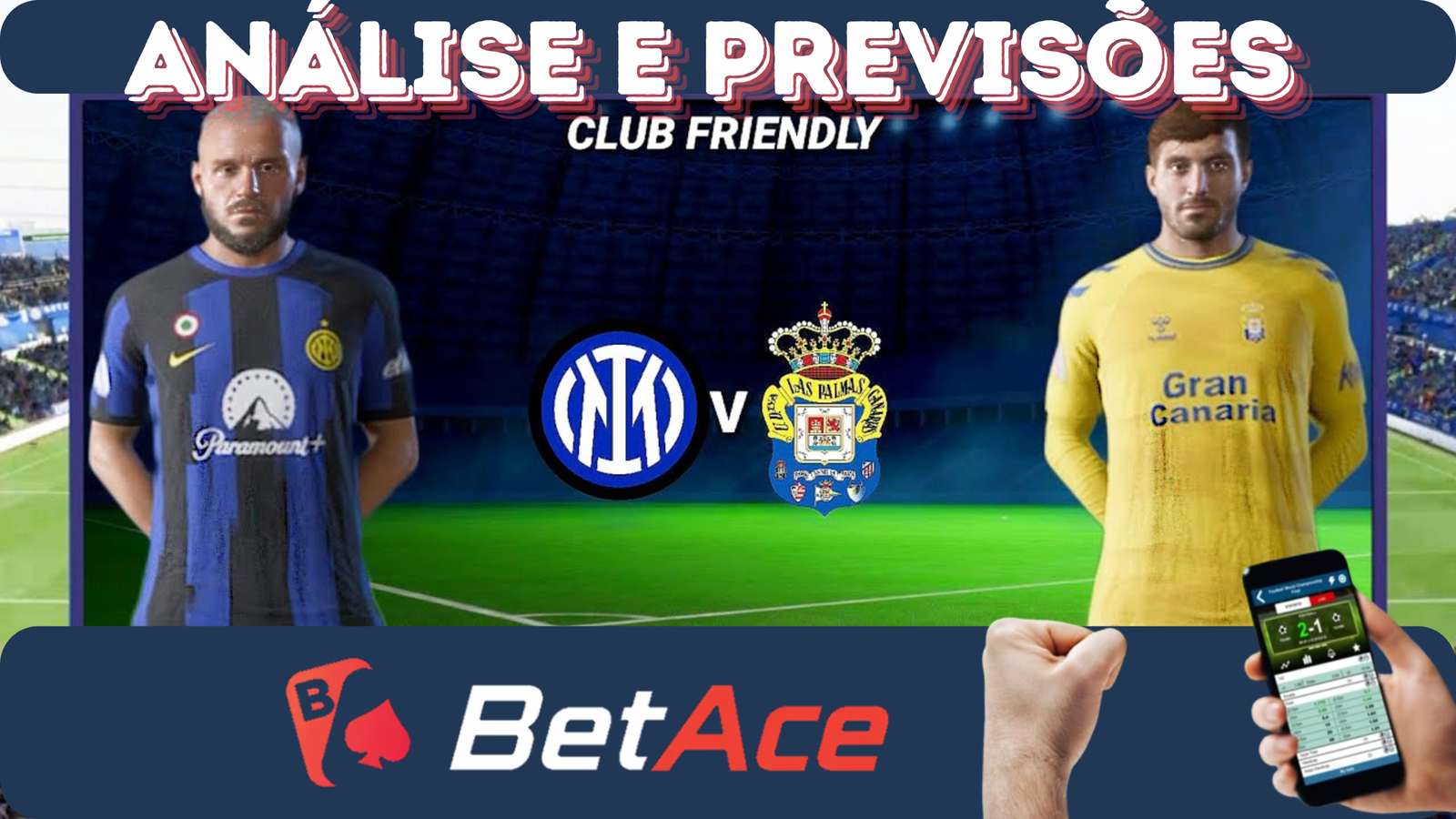 análise e previsões de aposta Inter de milão x las palmas