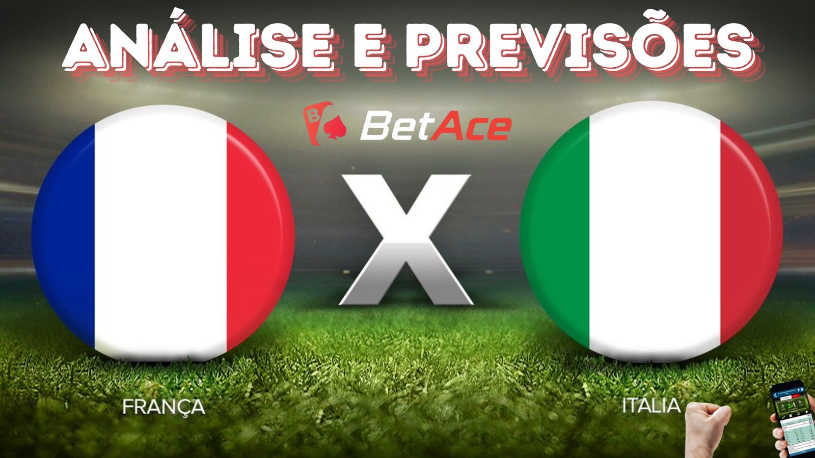 análise e previsões de aposta frança x itália