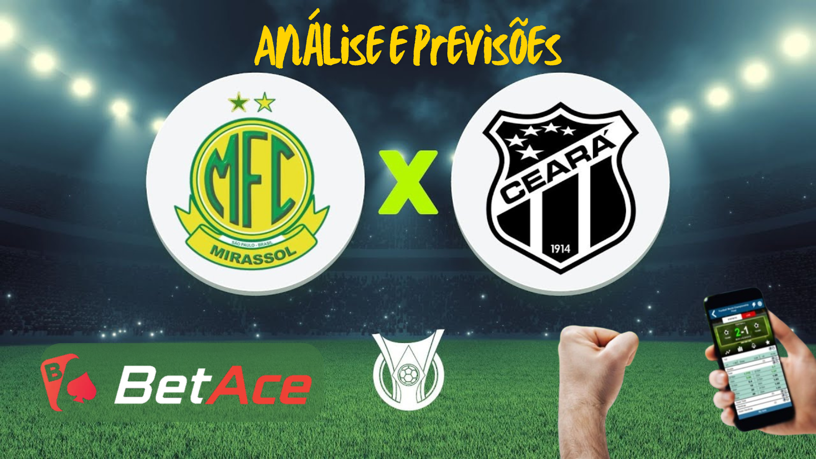 análise e previsões mirassol x ceará